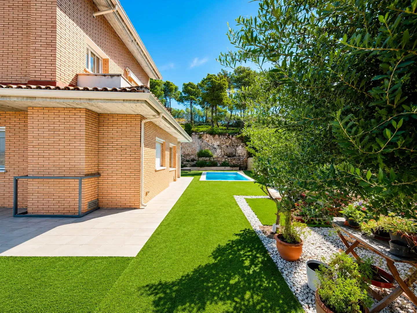 Terraza de Casa o chalet en venta en Olivella con Aire acondicionado, Calefacción y Jardín privado