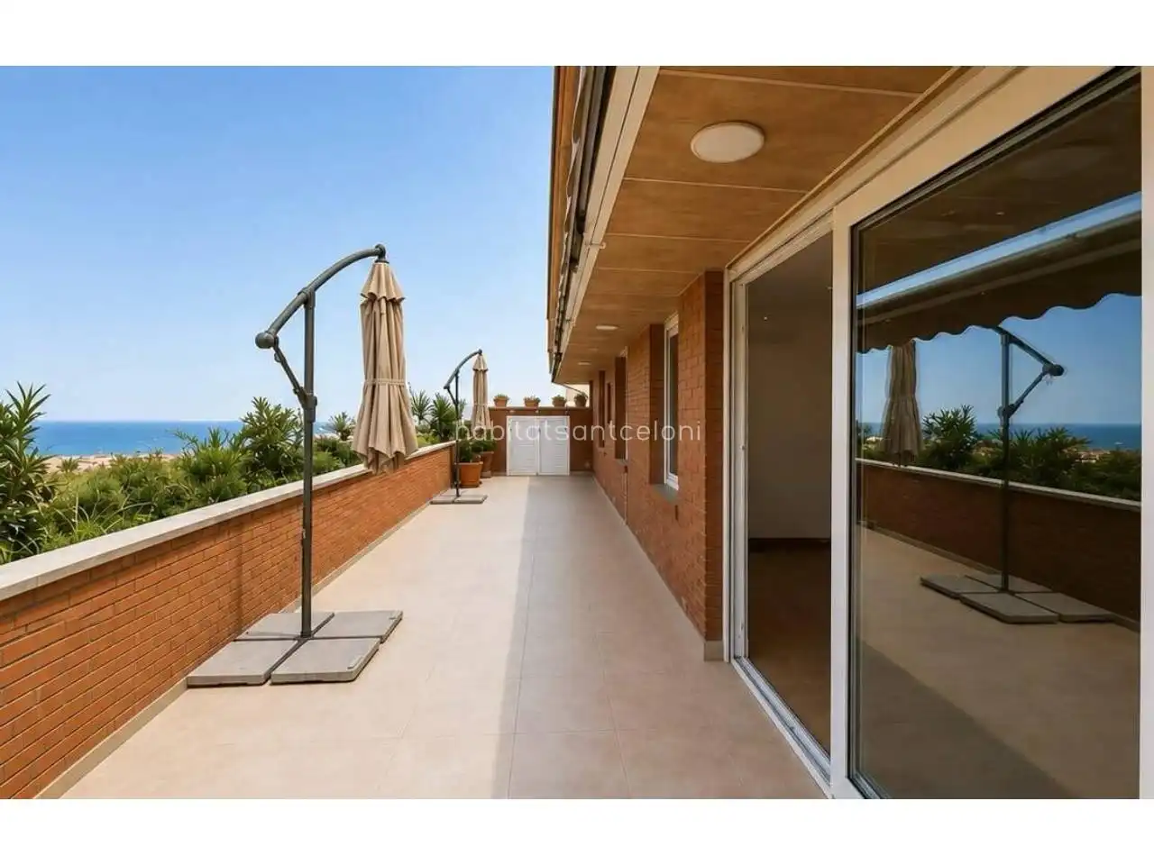 Terrasse von Wohnung zur Miete in Sitges mit Klimaanlage, Heizung und Terrasse