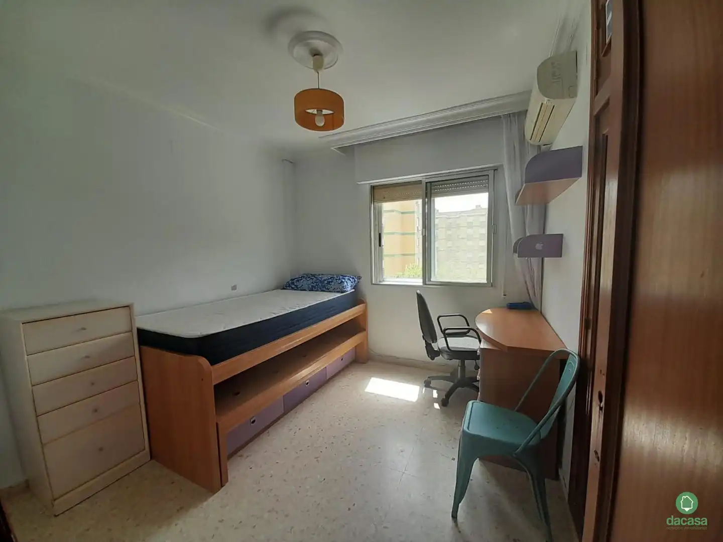 Bedroom of Flat for share in Huelva  with Air Conditioner, Furnished and Balcony