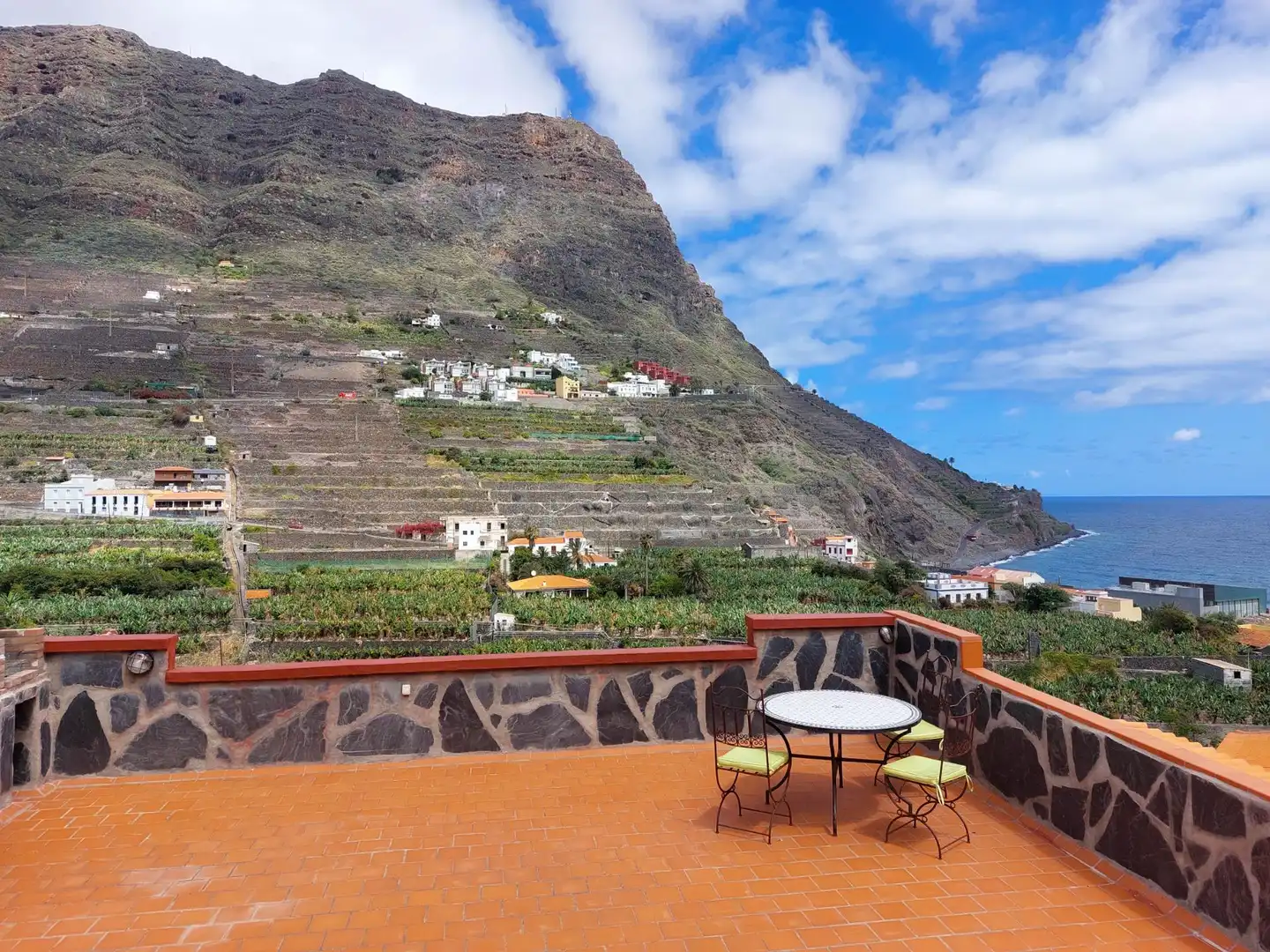 Terraza de Finca rústica en venta en Hermigua con Jardín privado, Terraza y Amueblado