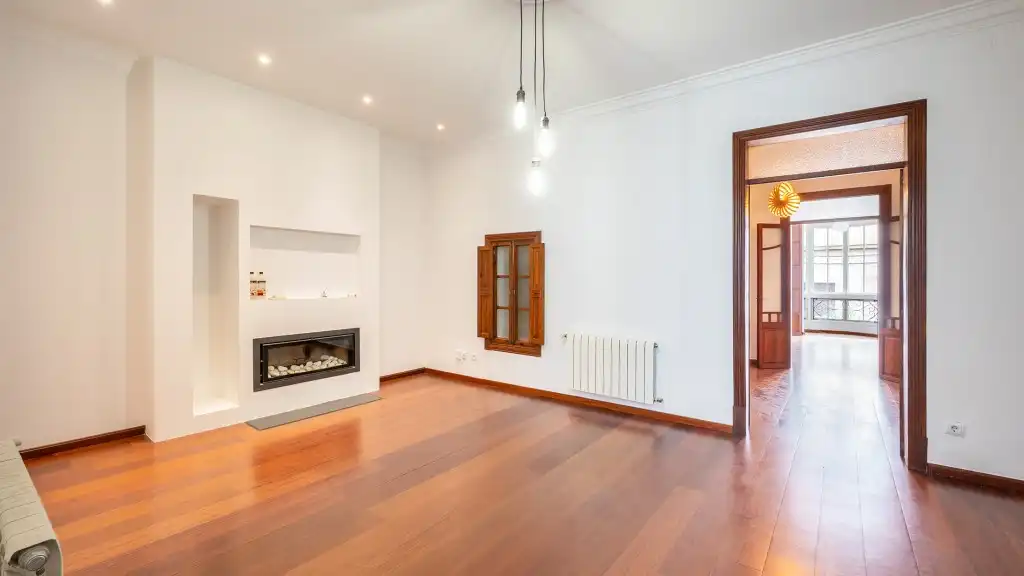 Sala de estar de Apartamento de alquiler en  Palma de Mallorca con Aire acondicionado, Calefacción y Terraza