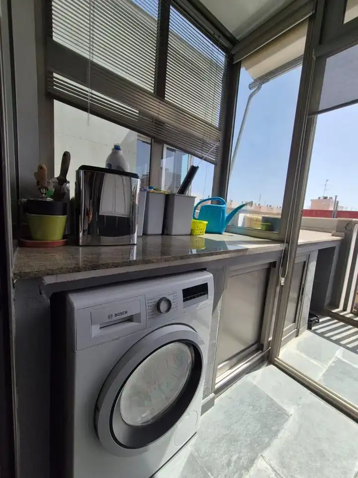 Cocina de Piso en venta en Alicante / Alacant con Aire acondicionado, Terraza y Amueblado