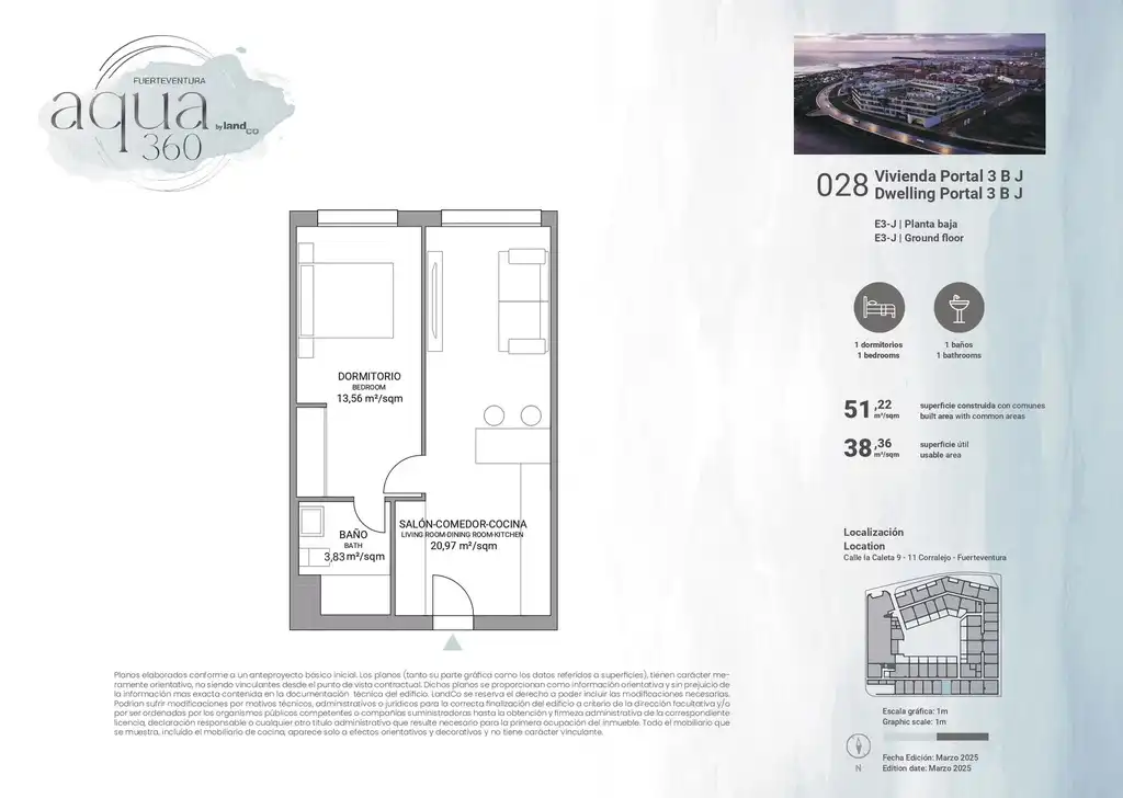 Apartament en venda en La Oliva