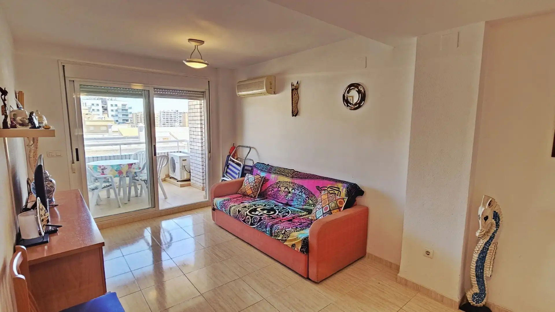 Sala de estar de Apartamento en venta en Oropesa del Mar / Orpesa con Aire acondicionado, Calefacción y Terraza