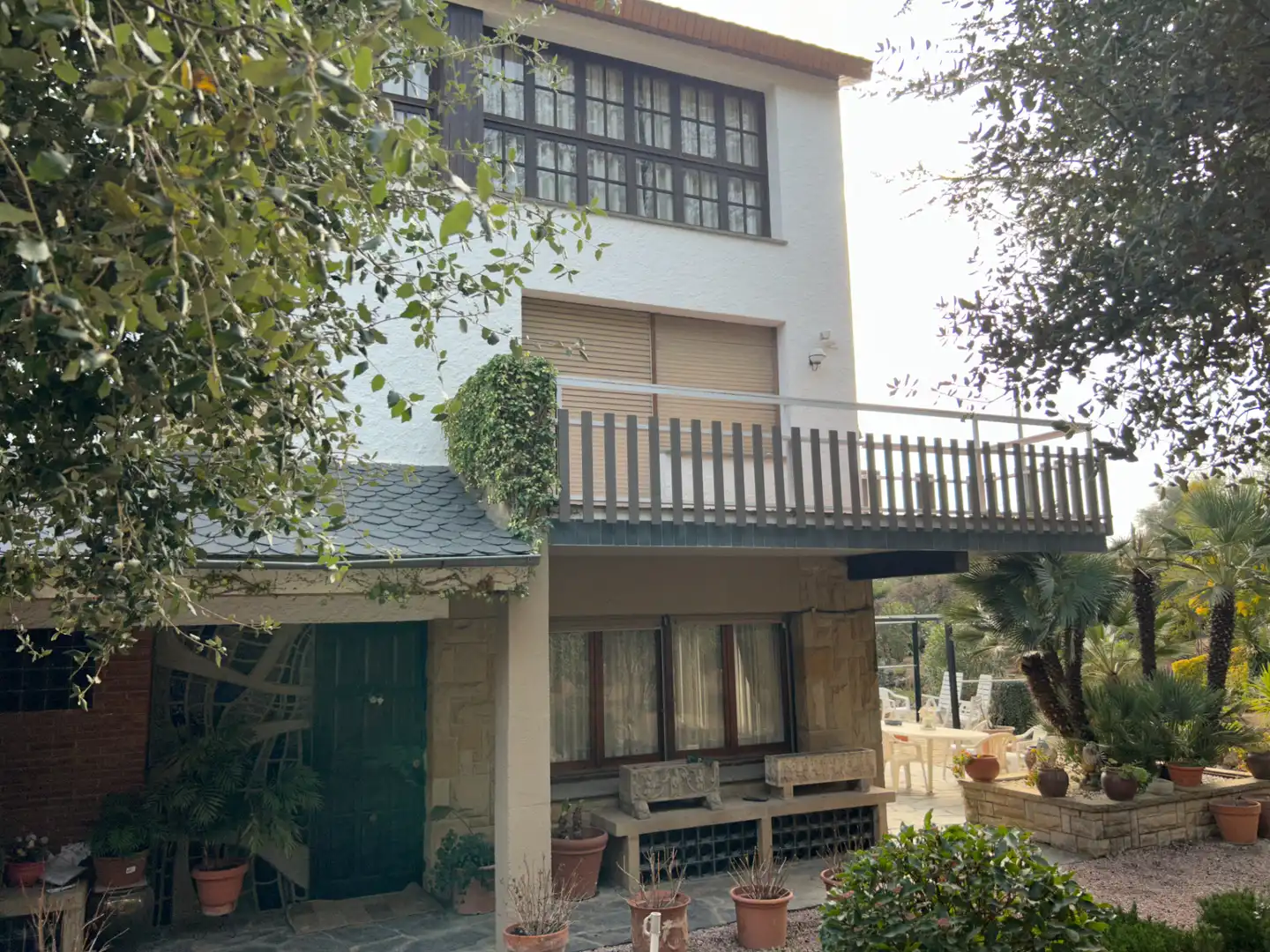 Vista exterior de Casa o xalet en venda en El Bruc amb Calefacció, Jardí privat i Terrassa