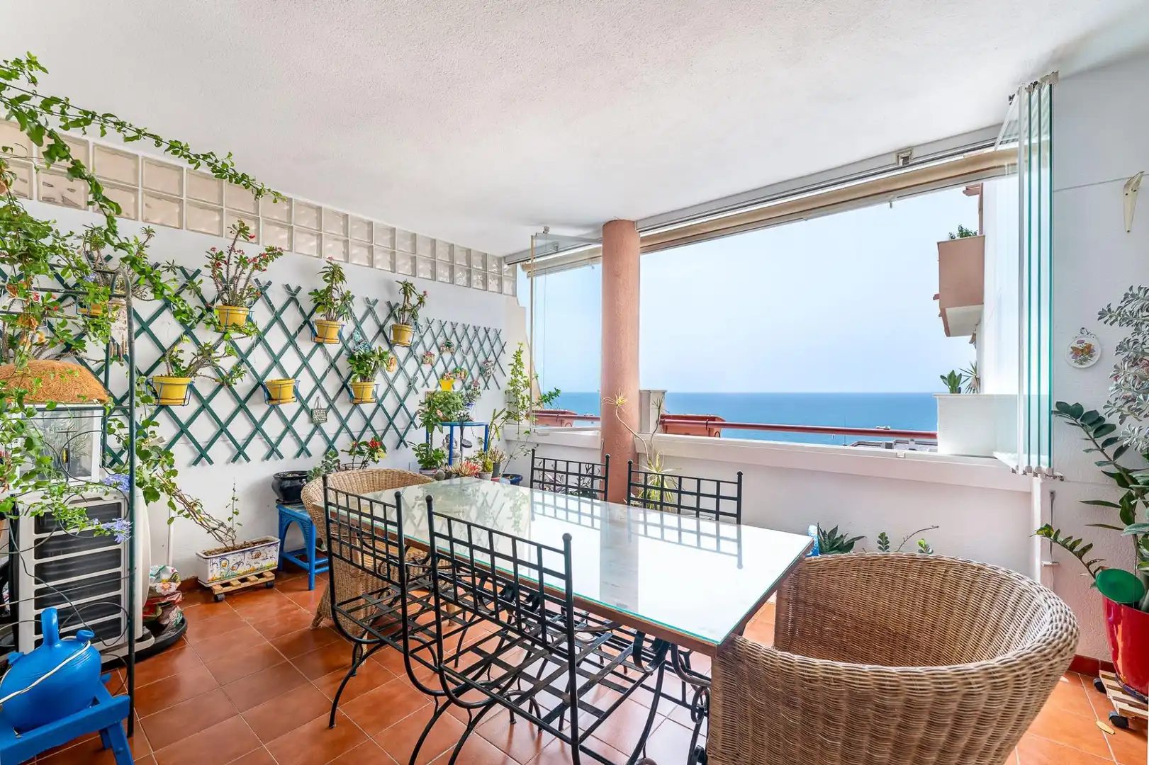 Terrace of Flat for rent in Torrequebrada