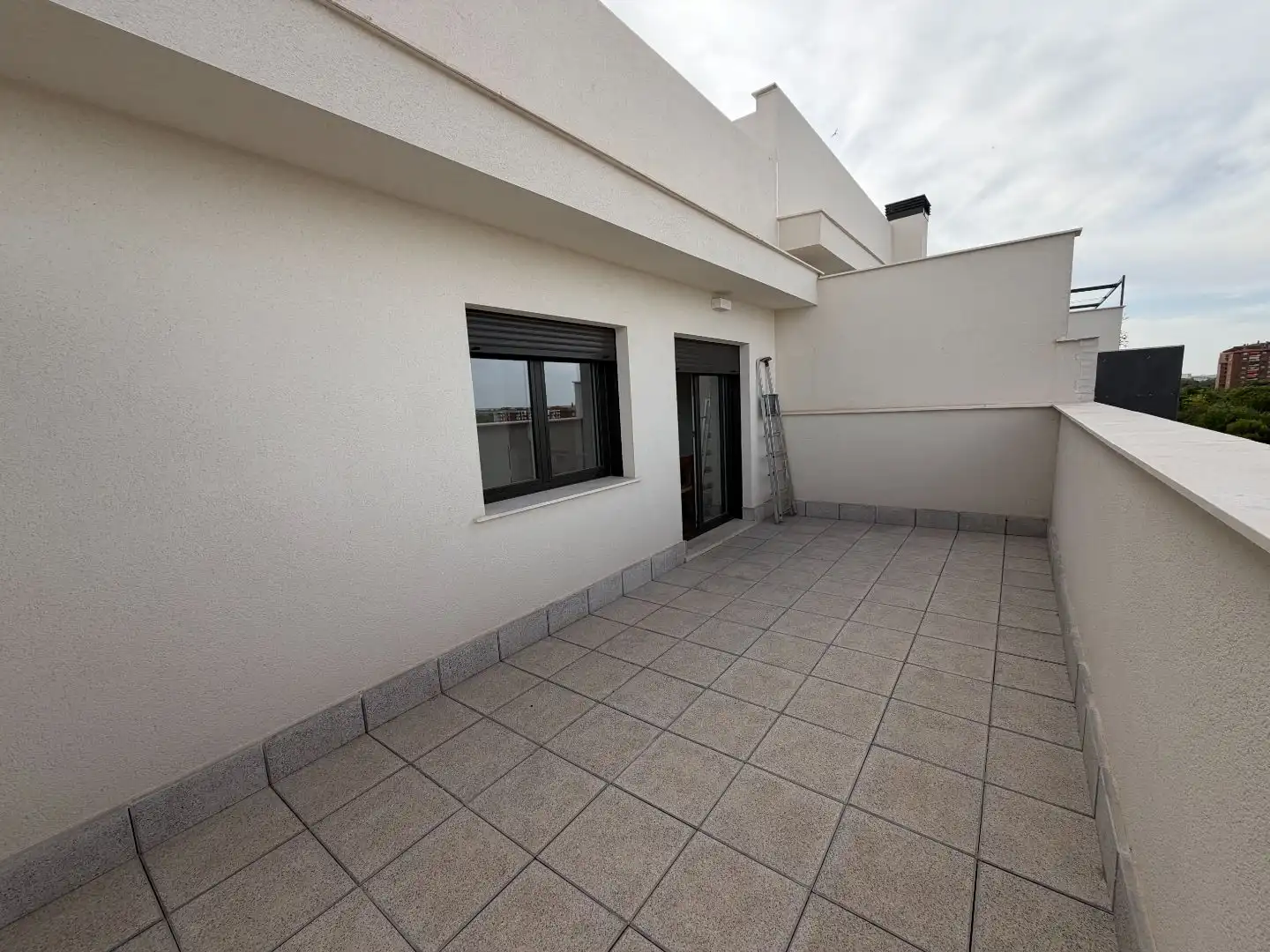 Terrace of Attic for rent in Albacete  with Air Conditioner, Heating and Terrace