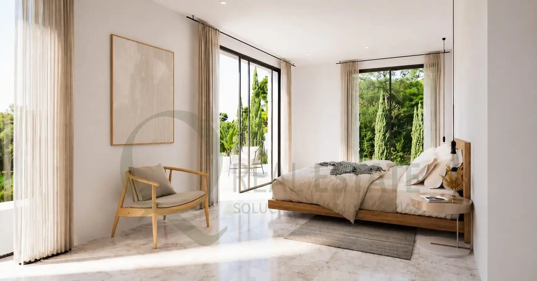 Habitación de Casa o chalet en venta en Alicante / Alacant con Calefacción, Jardín privado y Terraza
