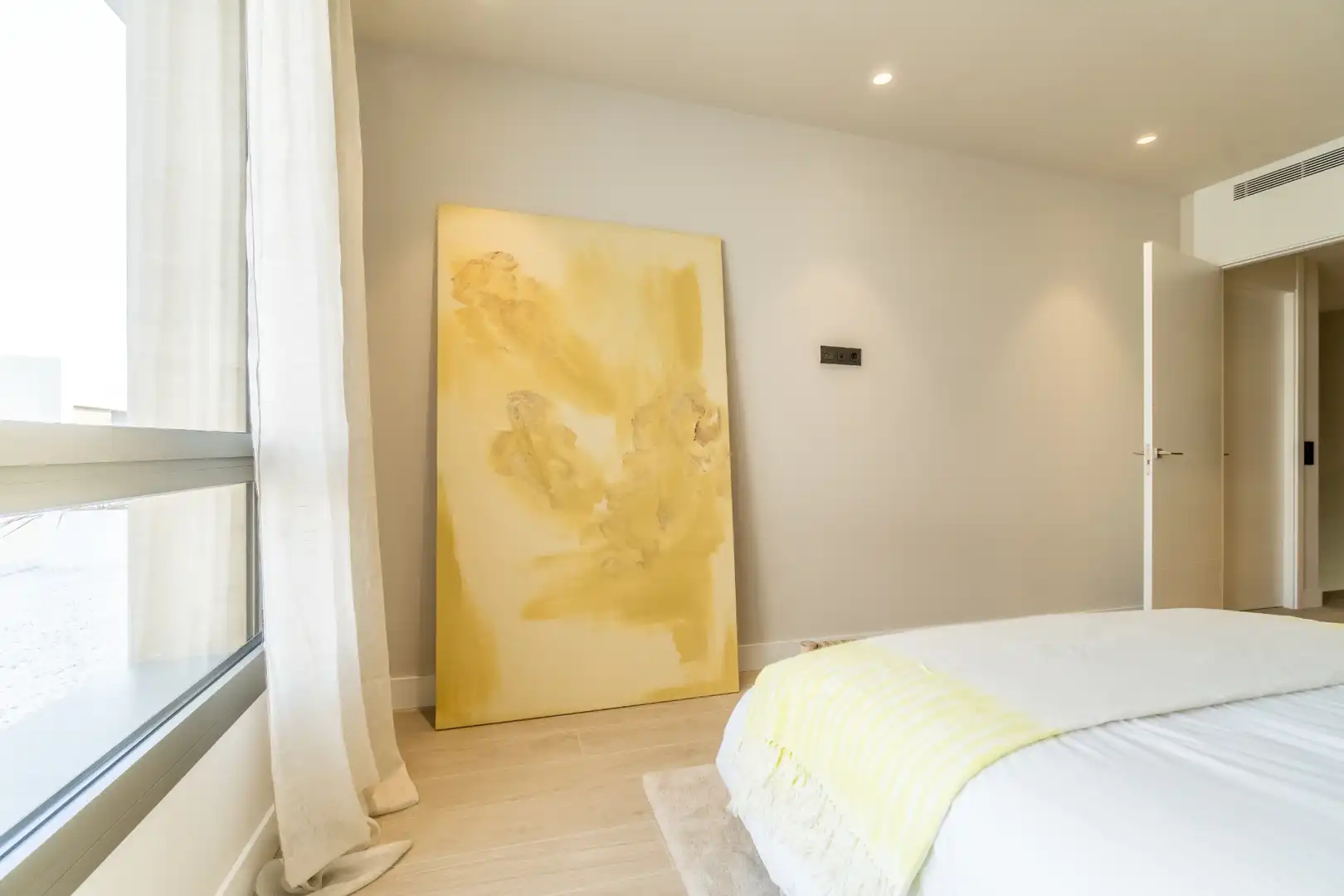 Habitación de Casa adosada de alquiler en Cambrils con Aire acondicionado, Calefacción y Jardín privado