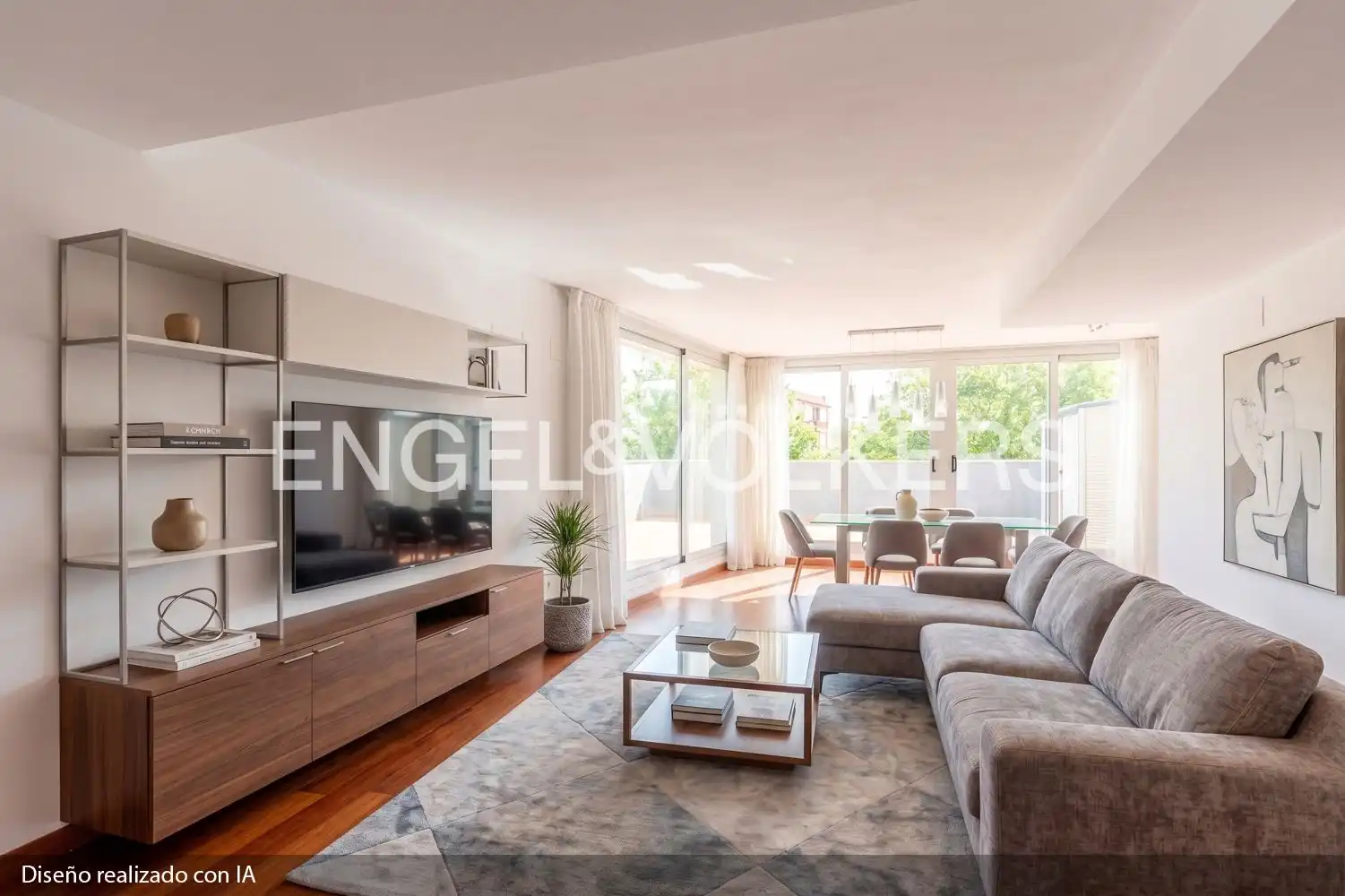 Living room of Duplexes for sale in Valencia  with Air Conditioner, Heating and Private garden