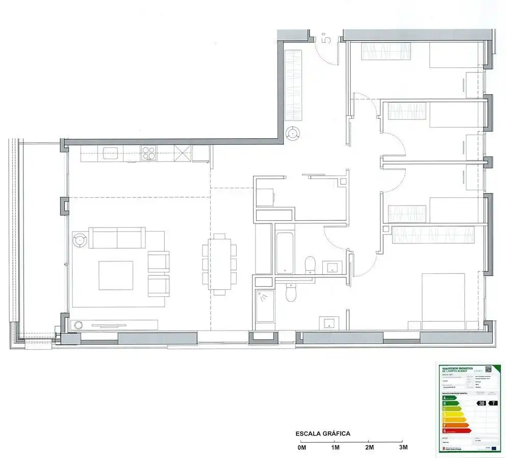 Flat for sale in Barcelona  with Air Conditioner, Heating and Terrace
