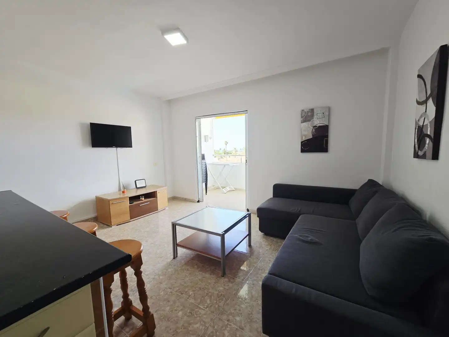 Sala de estar de Apartamento en venta en Playa del Inglés