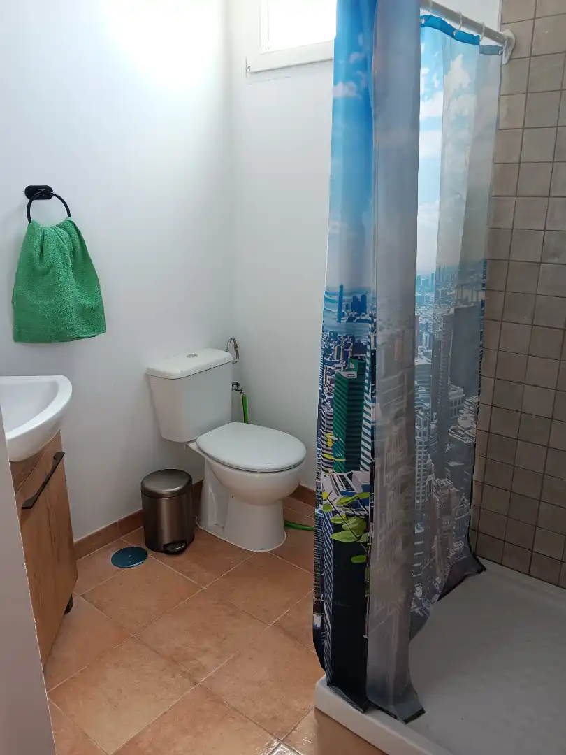 Bathroom of Apartments for rent in Álora  with Air Conditioner, Furnished and Washing machine
