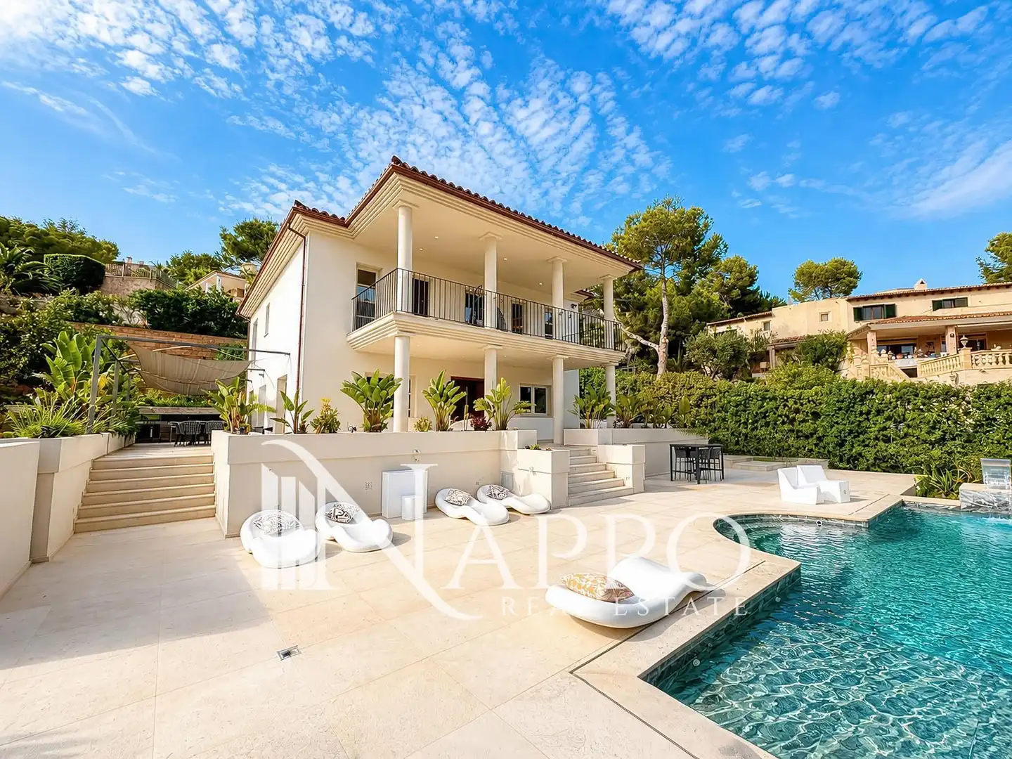 Vista exterior de Casa o xalet de lloguer en Calvià amb Aire condicionat, Calefacció i Terrassa