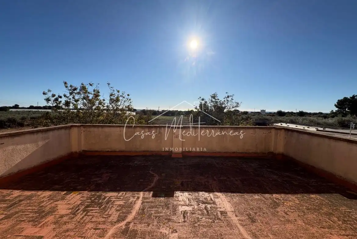 Terraza de Finca rústica en venta en Mont-roig del Camp con Jardín privado, Terraza y Piscina