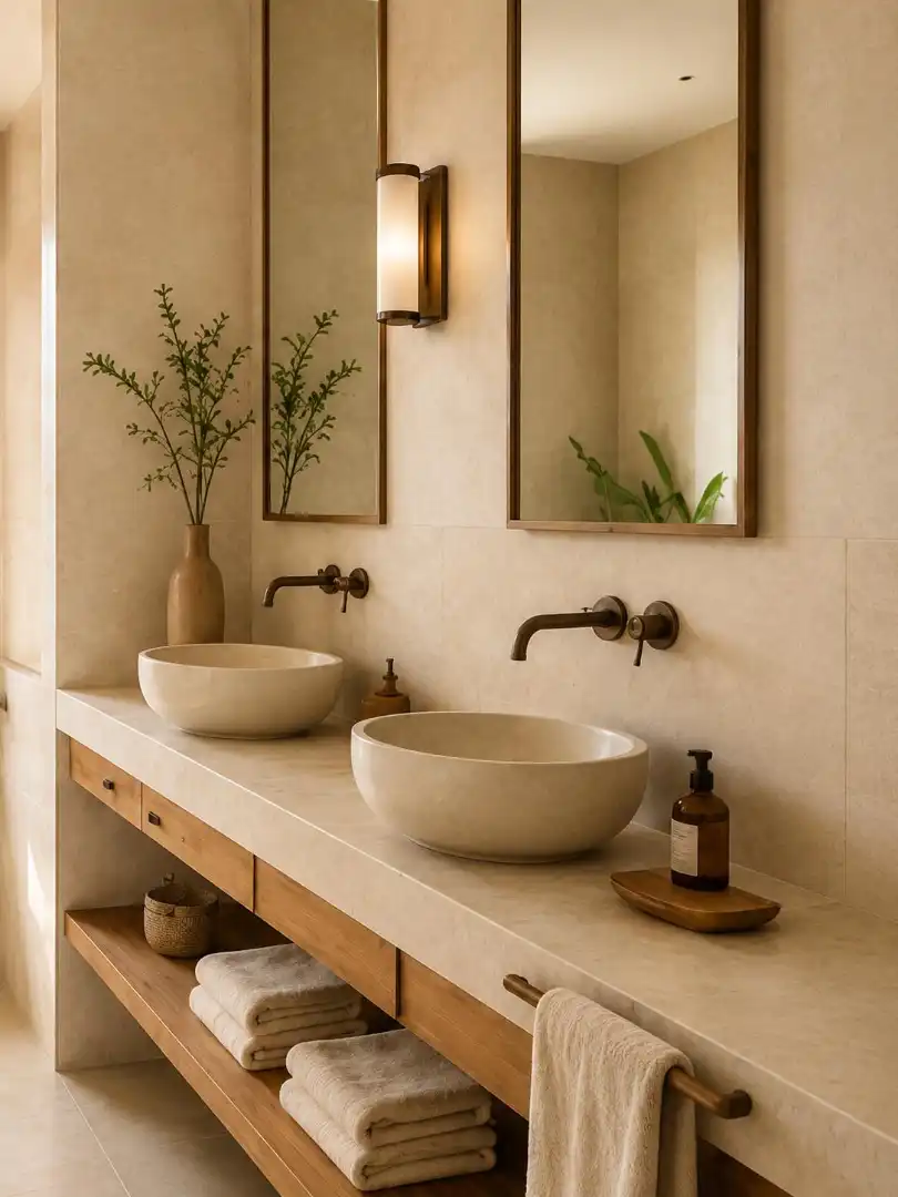 Baño de Casa o chalet en venta en Es Mercadal con Jardín privado, Parquet y Terraza