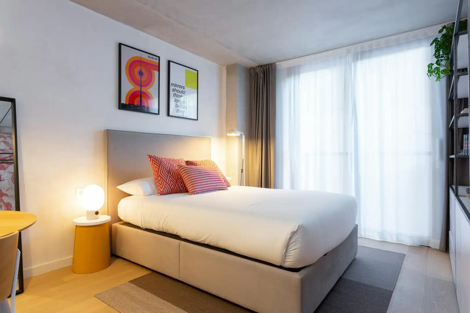 Bedroom of Flat for rent in Barcelona  with Air Conditioner, Heating and Private garden