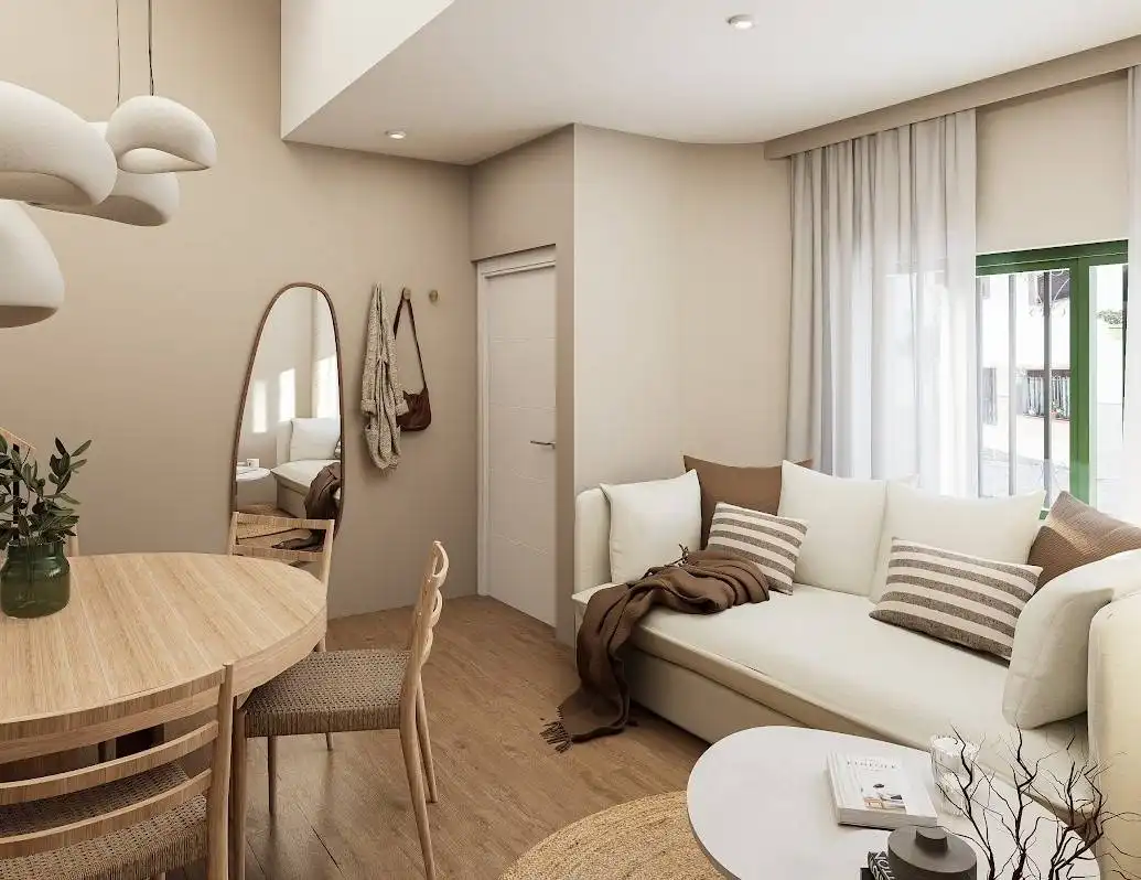 Sala d'estar de Casa adosada en venda en Estepona Pueblo