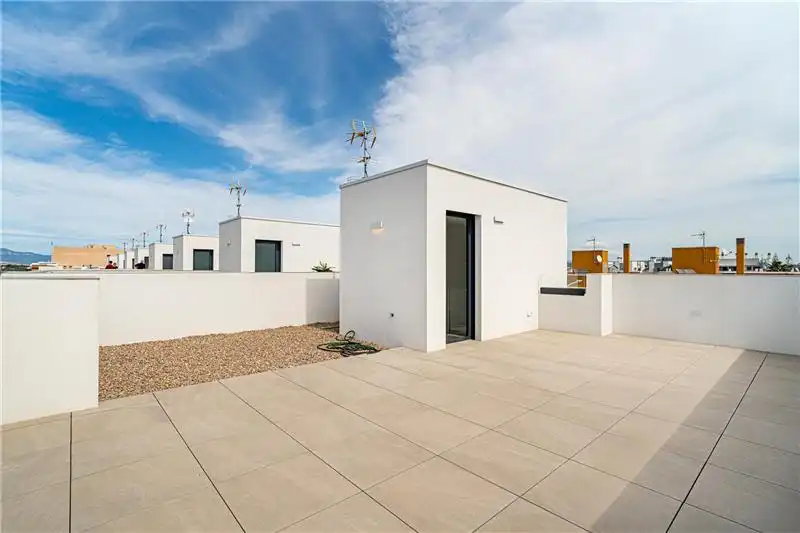 Terrassa de Casa adosada en venda en  Palma de Mallorca amb Aire condicionat, Jardí privat i Terrassa