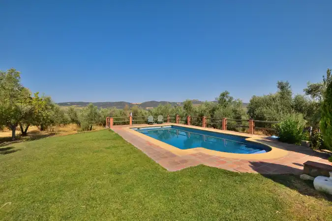 Piscina de Finca rústica en venta en Arriate con Jardín privado, Terraza y Piscina