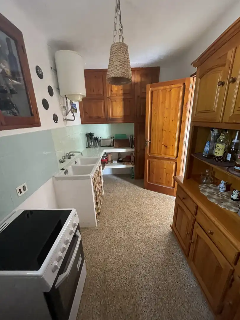 Cuina de Casa o xalet en venda en Formentera amb Jardí privat, Terrassa i Piscina
