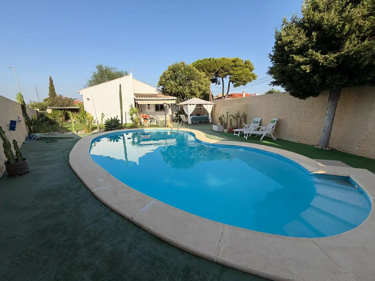 Piscina de Casa o chalet en venta en Náquera con Aire acondicionado, Jardín privado y Terraza