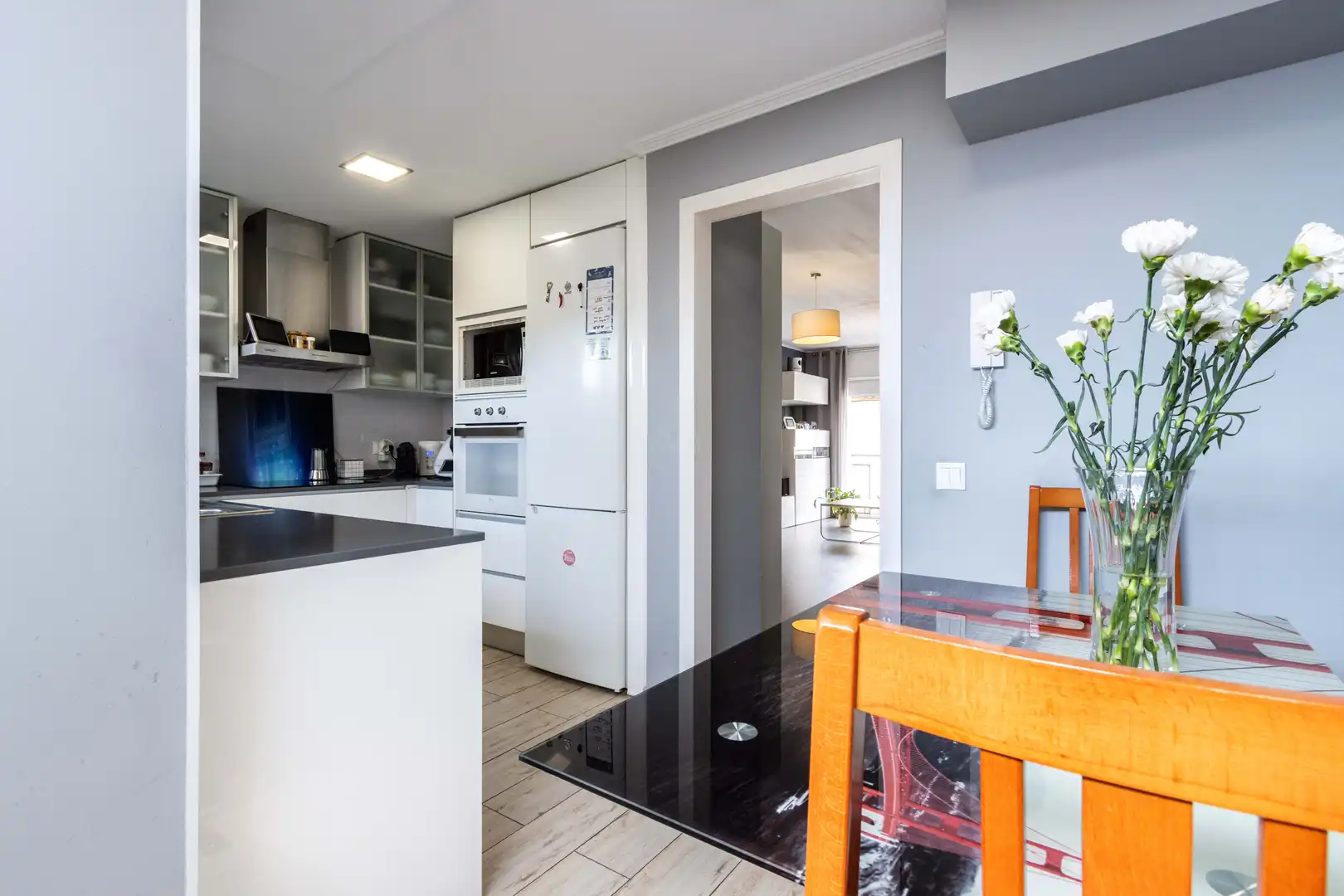 Cocina de Casa adosada en venta en Mollet del Vallès con Aire acondicionado, Calefacción y Terraza