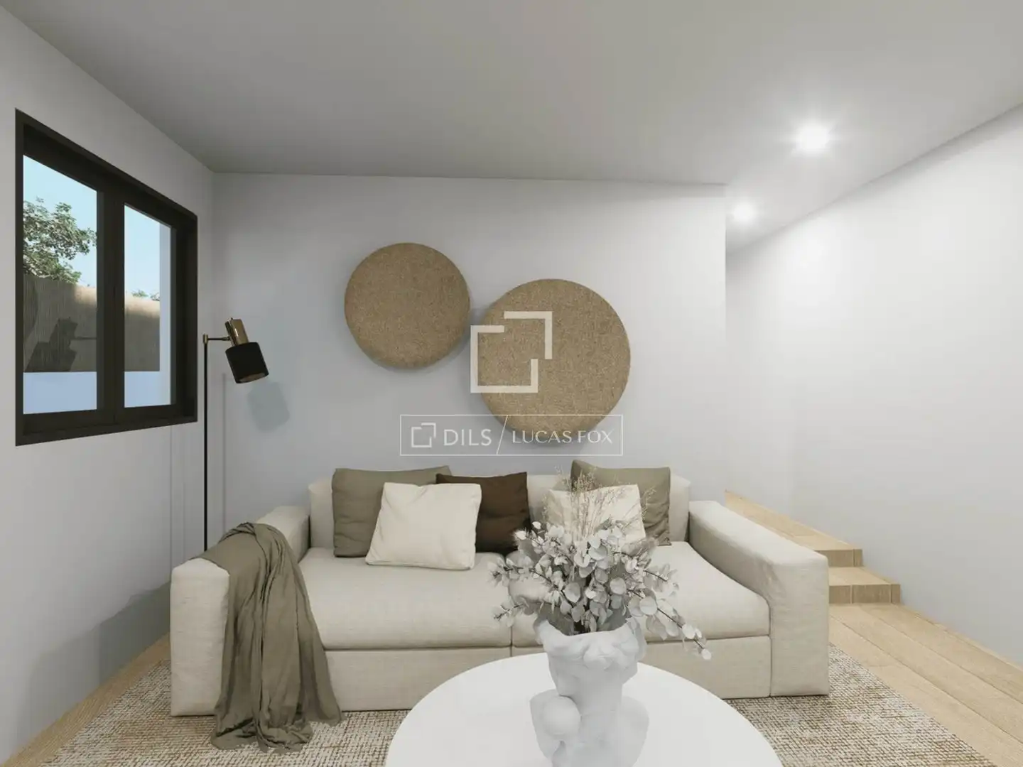 Living room of Houses for sale in Marratxí  with Air Conditioner, Private garden and Swimming Pool