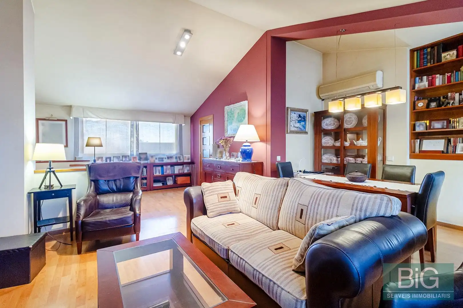 Sala de estar de Ático en venta en Mataró con Aire acondicionado, Calefacción y Parquet