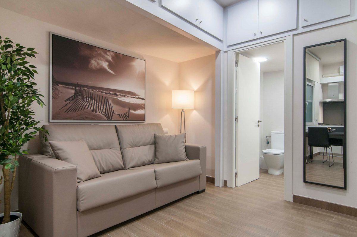 Dormitori de Loft de lloguer en  Barcelona Capital amb Aire condicionat i Calefacció