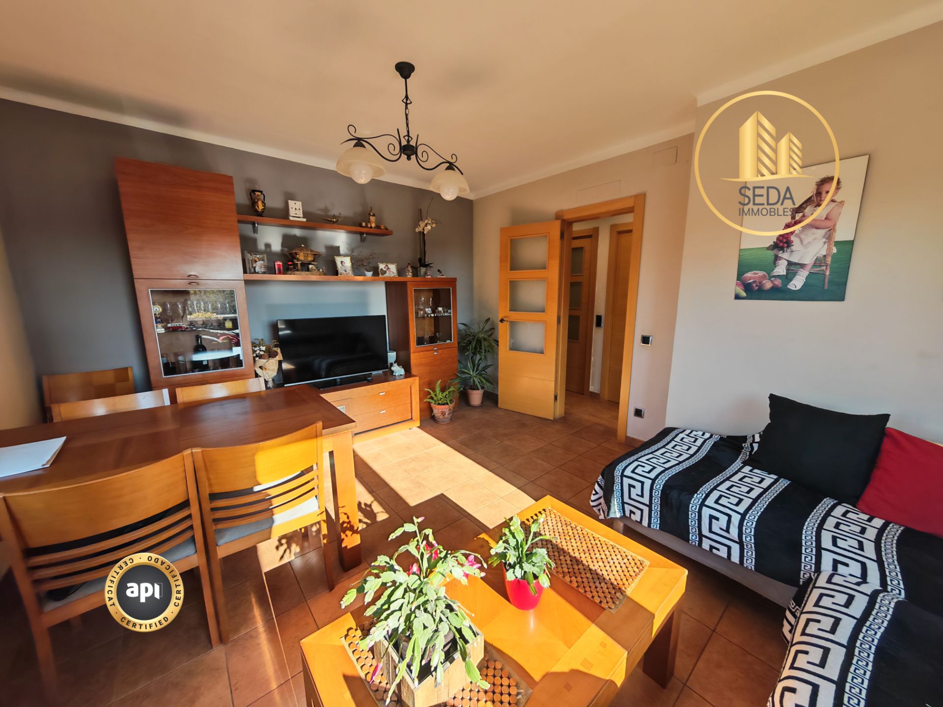 Sala de estar de Casa o chalet en venta en Palau-solità i Plegamans con Calefacción, Trastero y Balcón