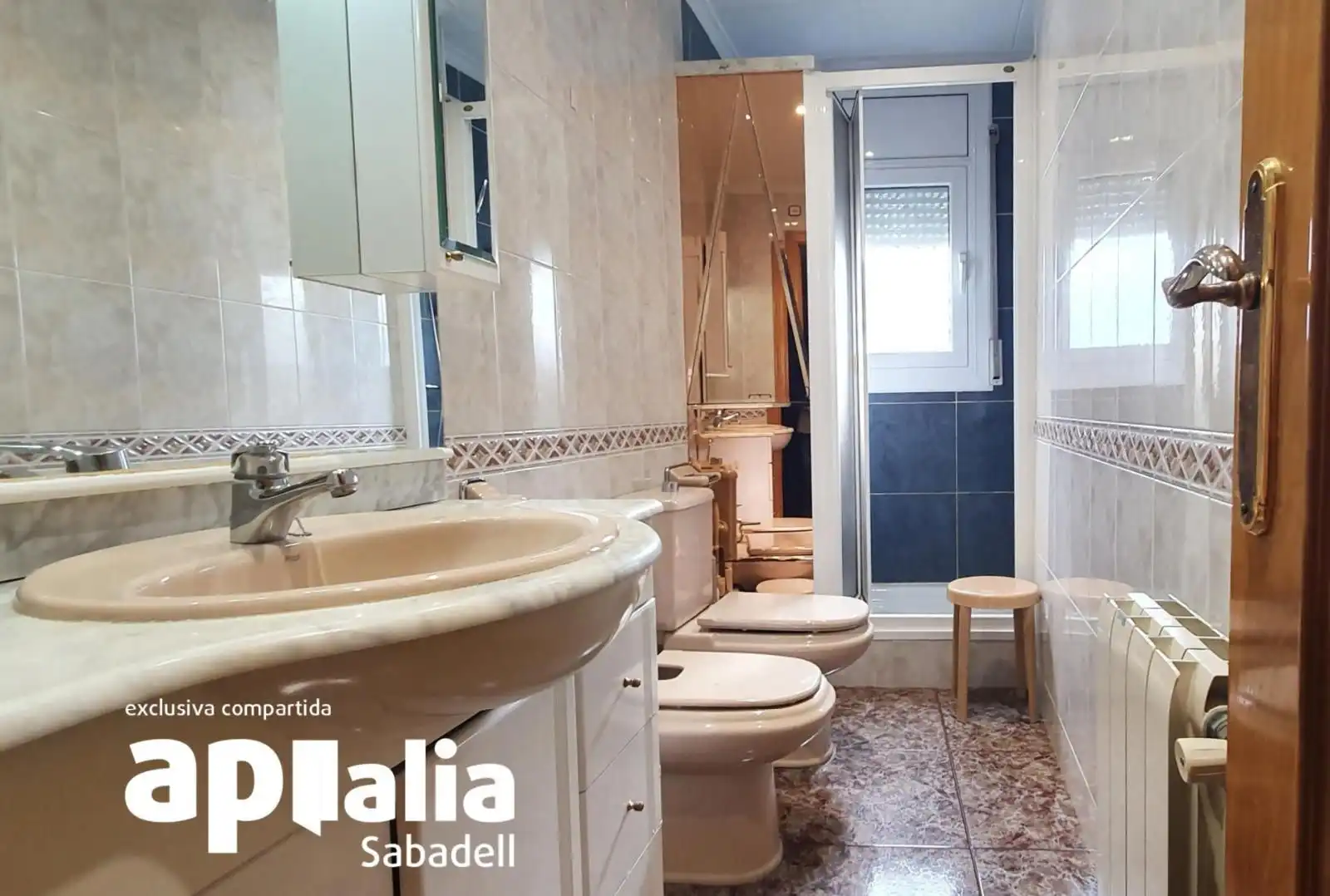 Bathroom of Flat for sale in Sabadell  with Heating, Terrace and Balcony