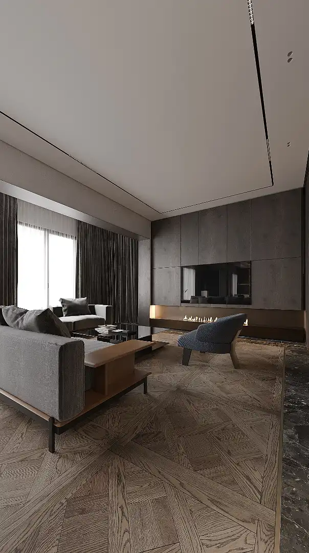 Sala de estar de Piso en venta en Barcelona con Aire acondicionado, Calefacción y Parquet