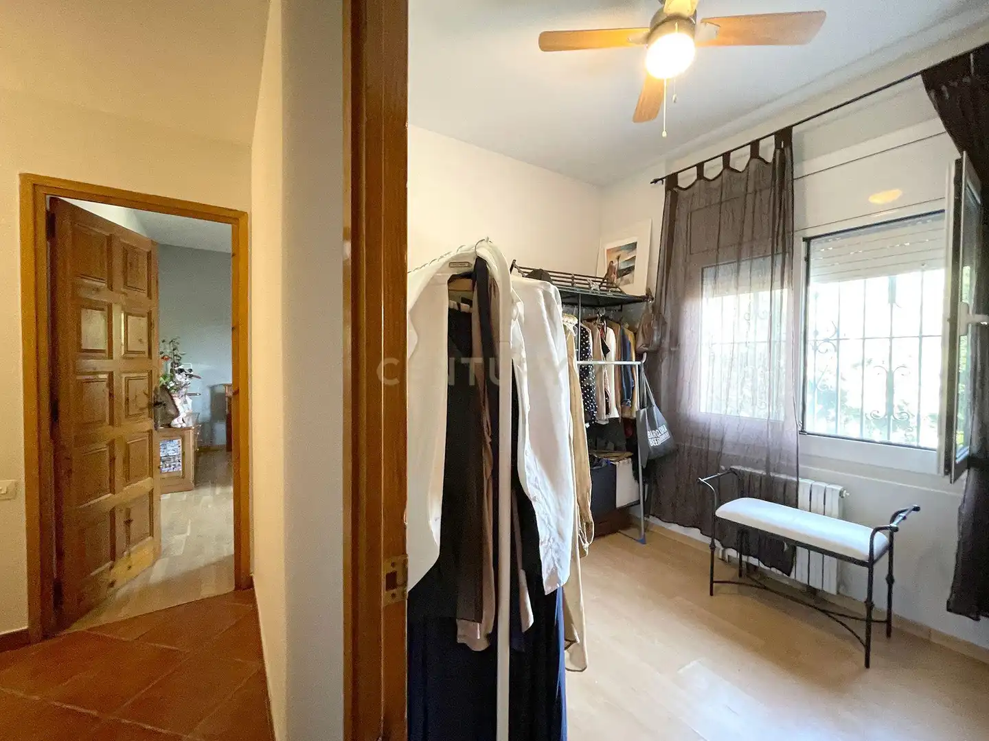 Bedroom of Houses for sale in Terrassa  with Air Conditioner, Private garden and Storage room