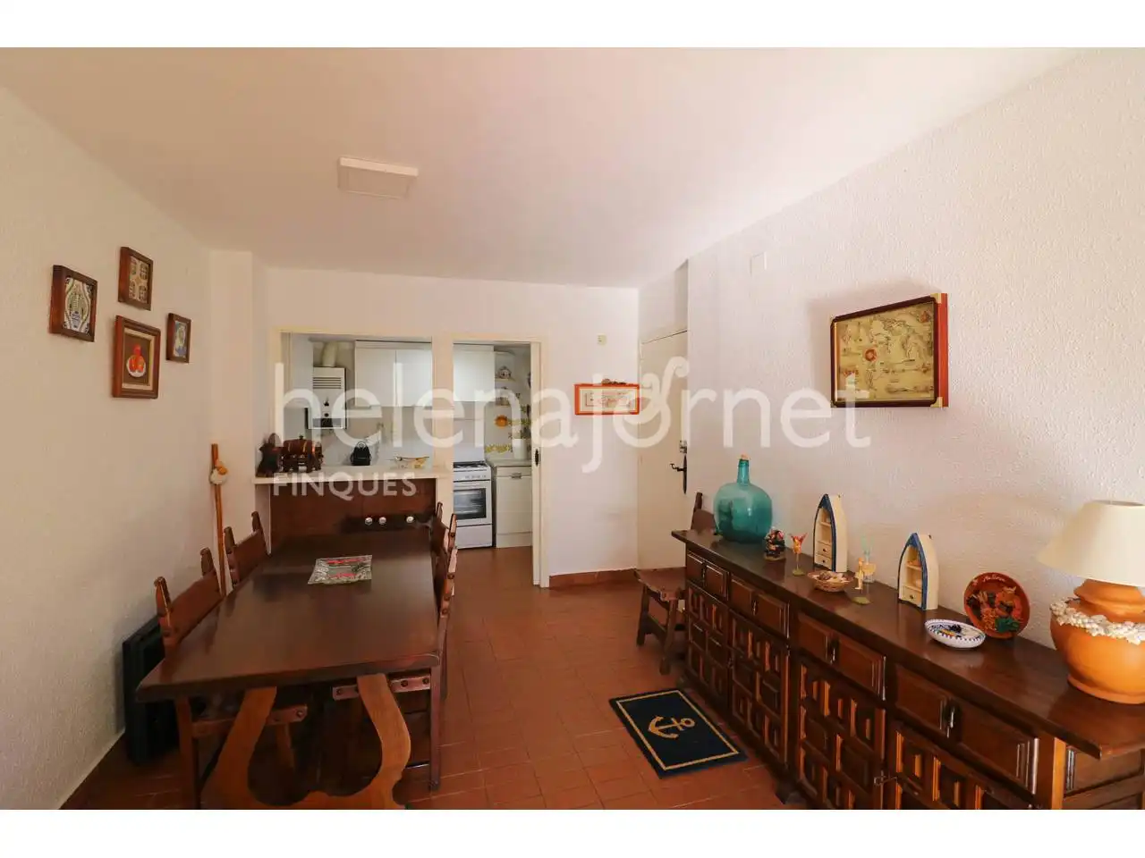 Comedor de Piso en venta en Santa Cristina d'Aro con Calefacción, Jardín privado y Terraza