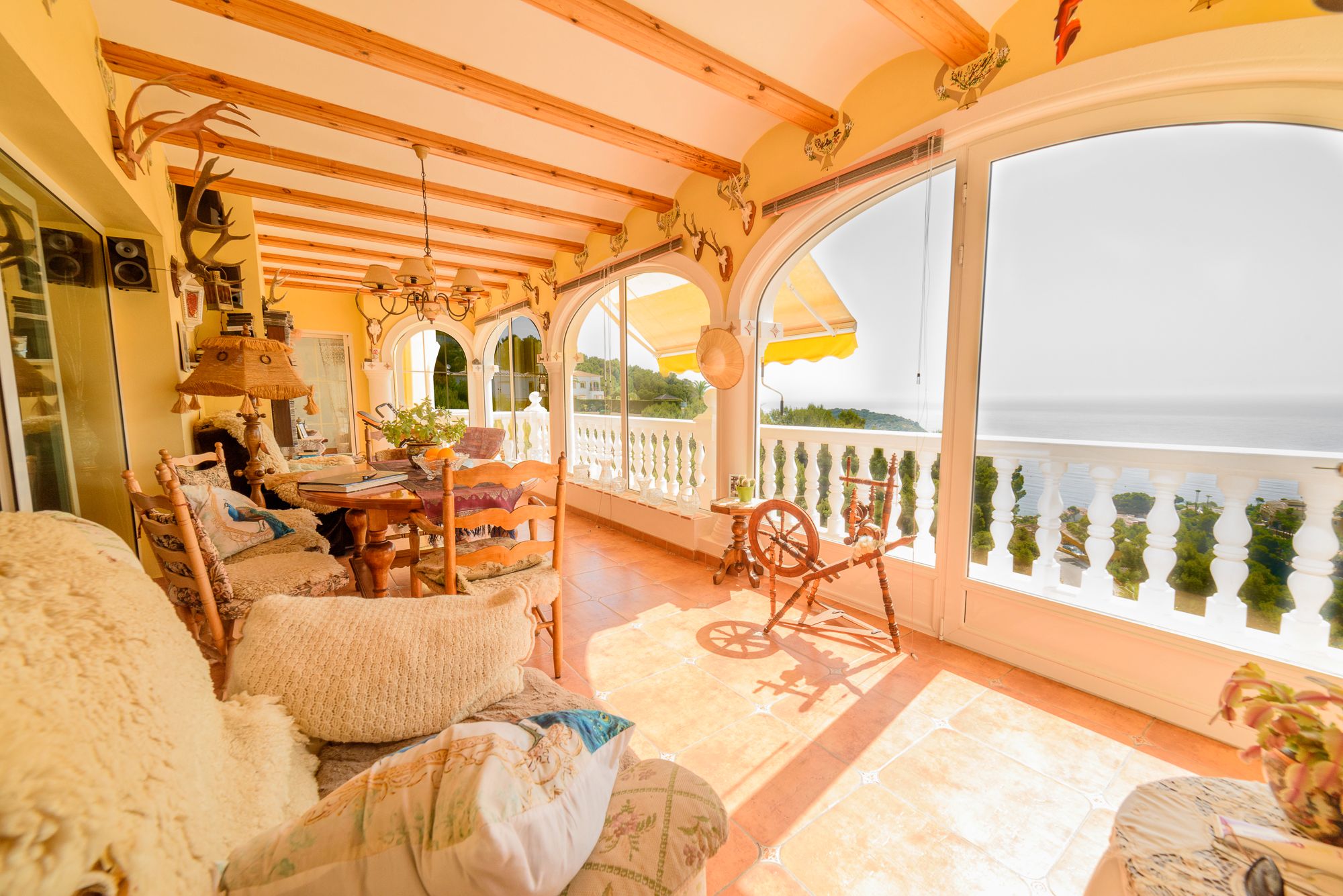 Terrace of Country house for sale in Jávea / Xàbia  with Air Conditioner, Heating and Private garden