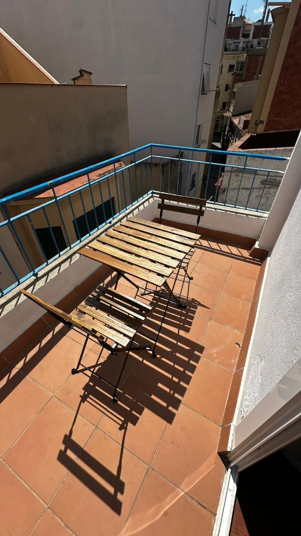 Terraza de Ático de alquiler en El Masnou con Parquet, Terraza y Amueblado