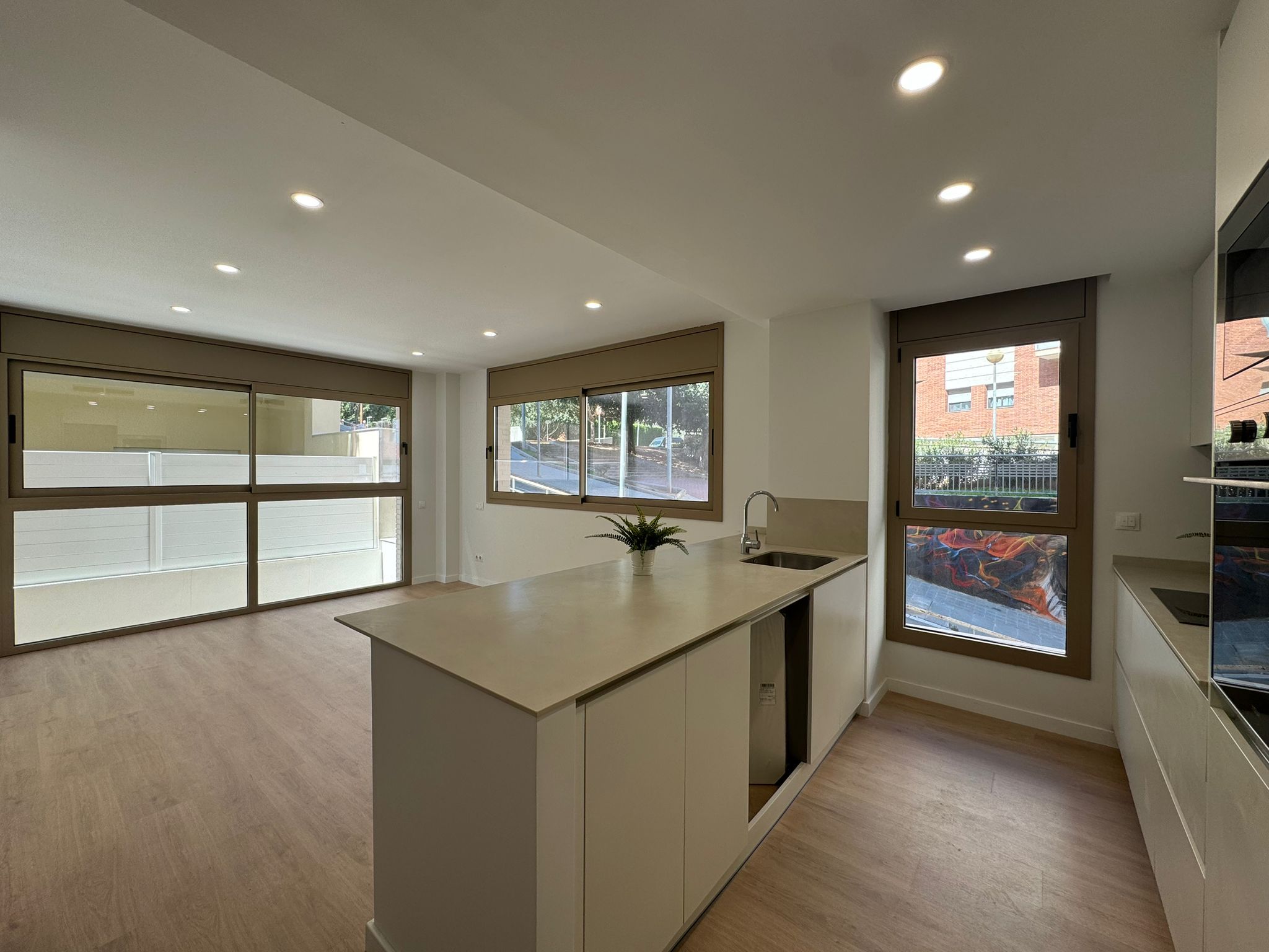 Kitchen of Planta baja for sale in Pallejà  with Air Conditioner, Heating and Parquet flooring