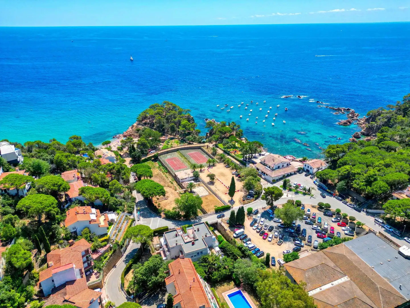 Vista exterior de Piso en venta en Santa Cristina d'Aro con Terraza