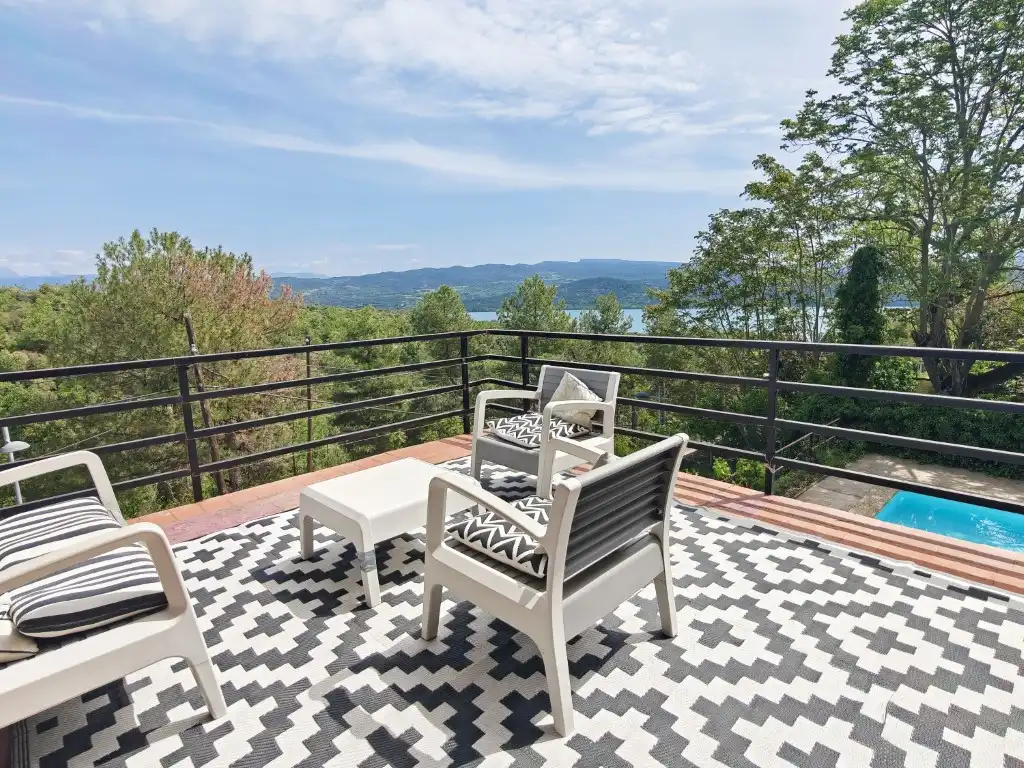 Terraza de Casa o chalet en venta en La Puebla de Castro