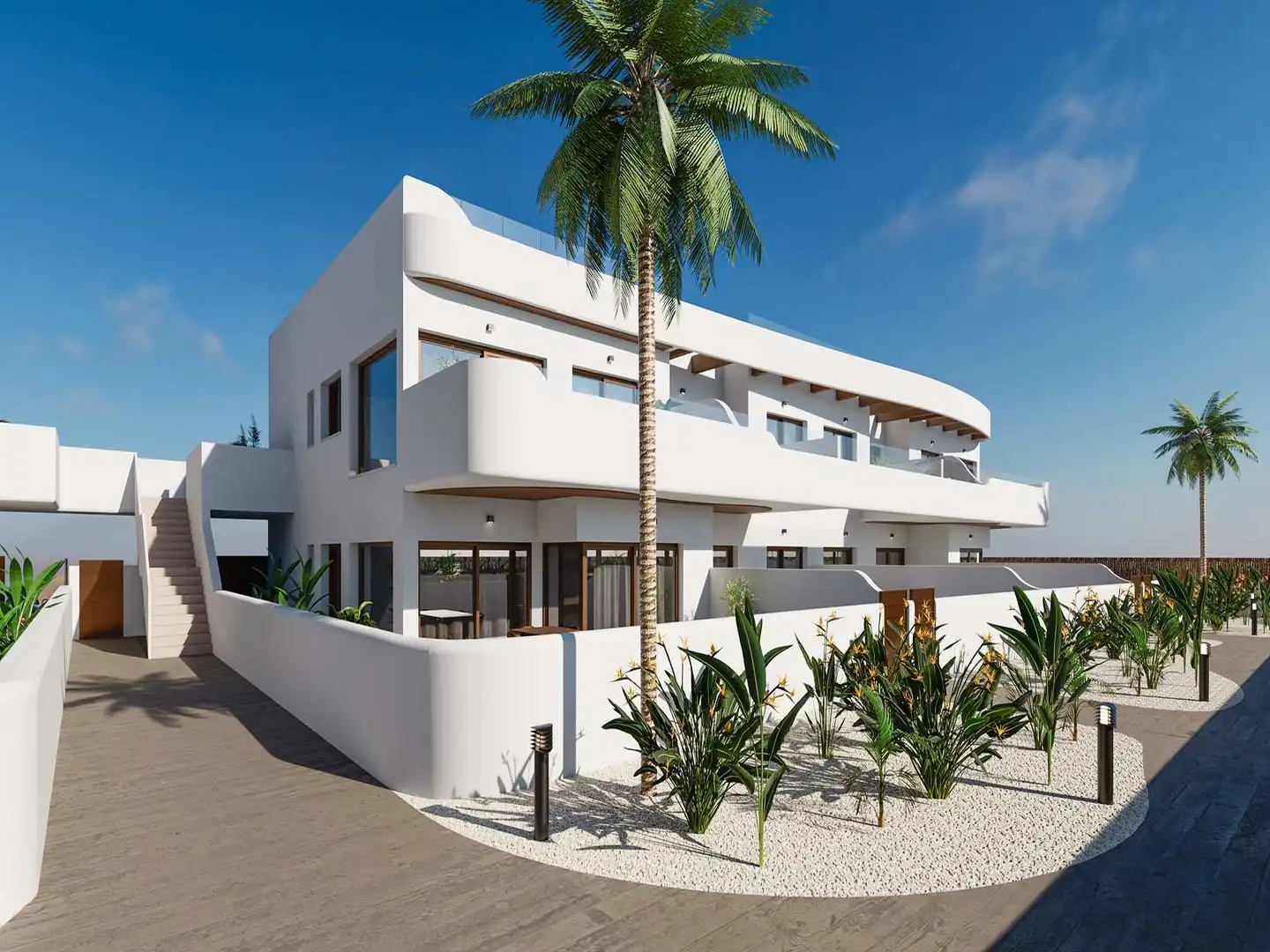 Vista exterior de Apartament en venda en Los Alcázares amb Piscina comunitària