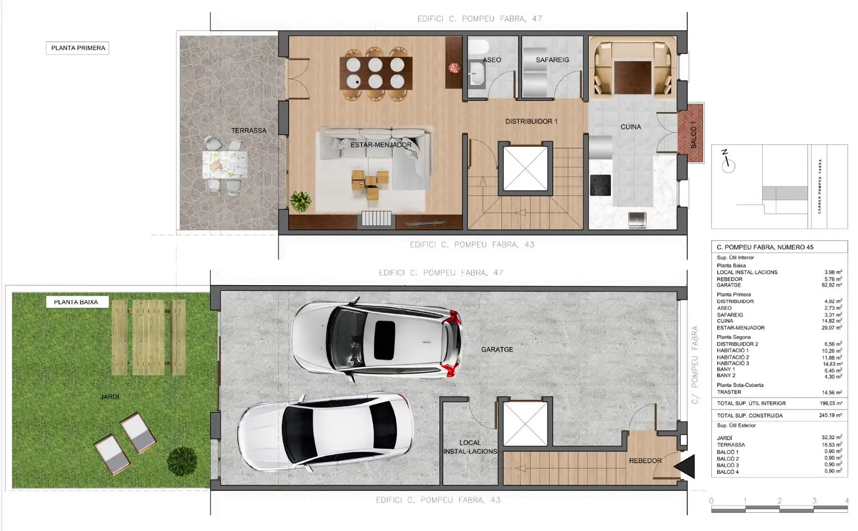 Reihenhaus mit Garten zum Verkauf in Carrer Pompeu Fabra, imagen 8