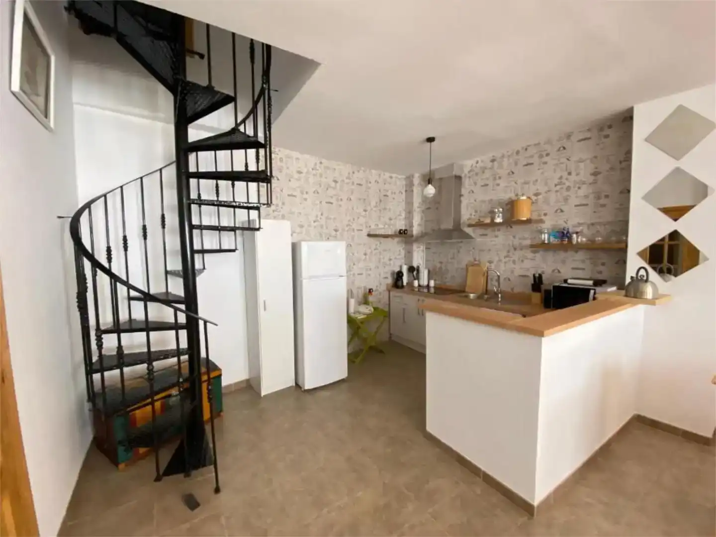 Küche von Maisonette zum Verkauf in Ronda mit Klimaanlage