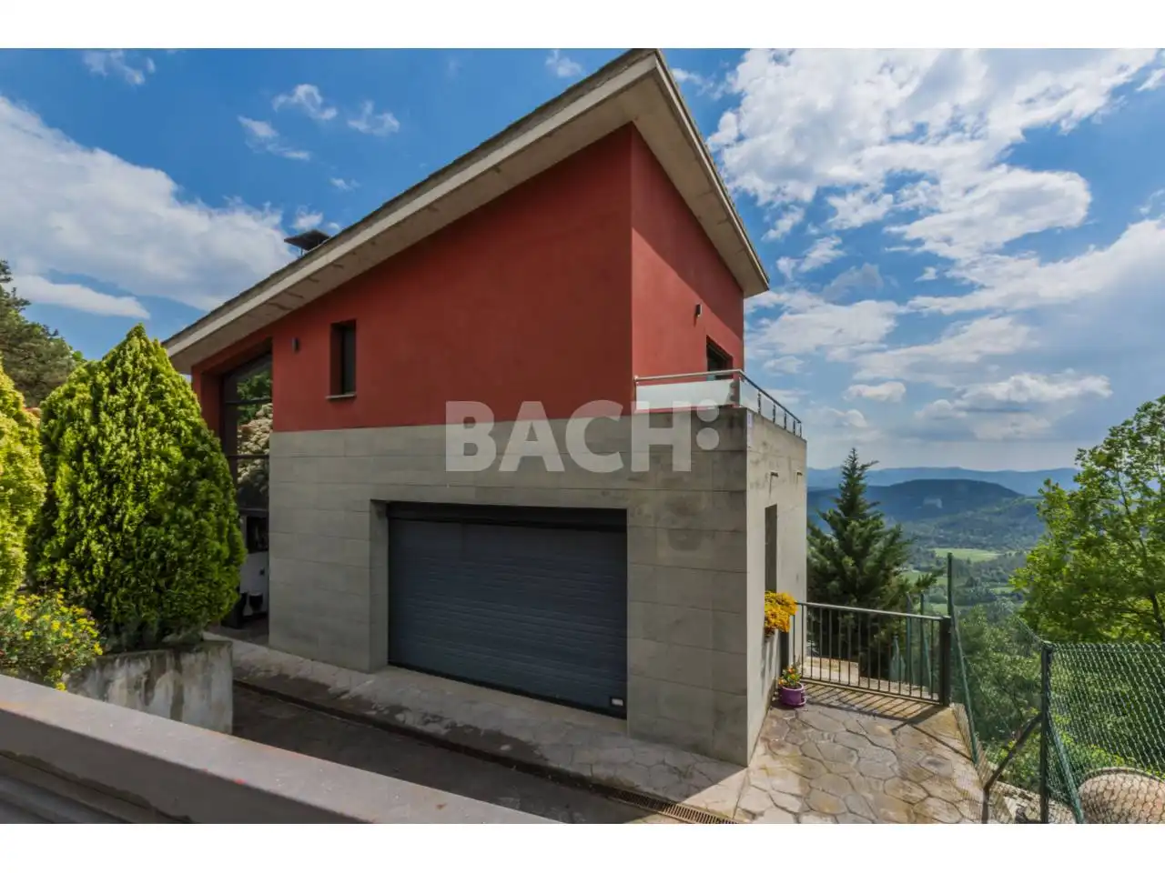 Vista exterior de Casa o chalet en venta en Gurb con Calefacción, Jardín privado y Terraza
