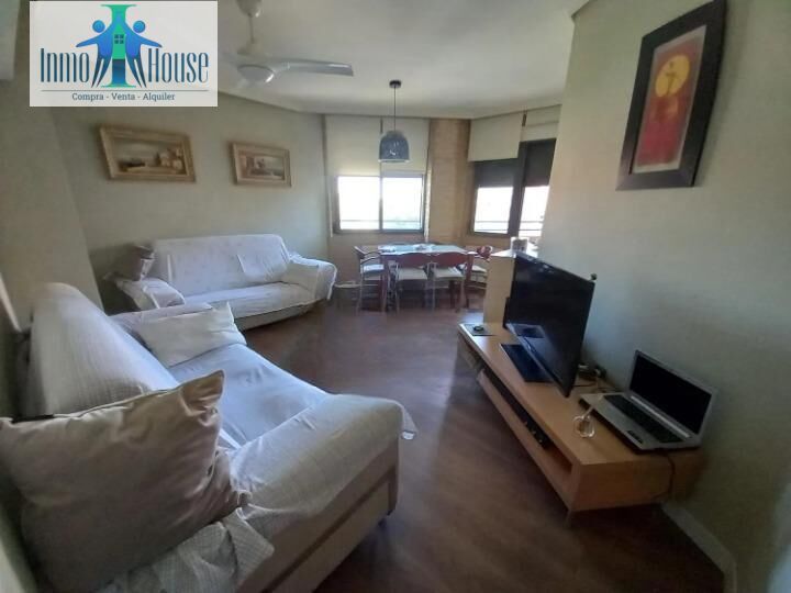Living room of Flat for sale in  Albacete Capital  with Heating, Terrace and Storage room