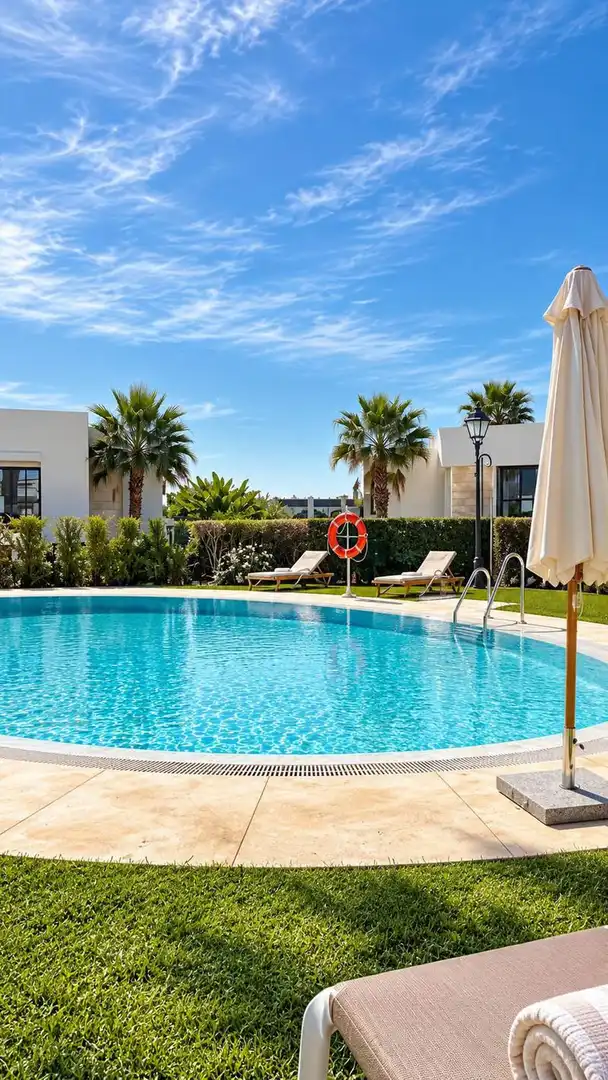 Piscina de Casa adosada de lloguer en Benamara - Atalaya