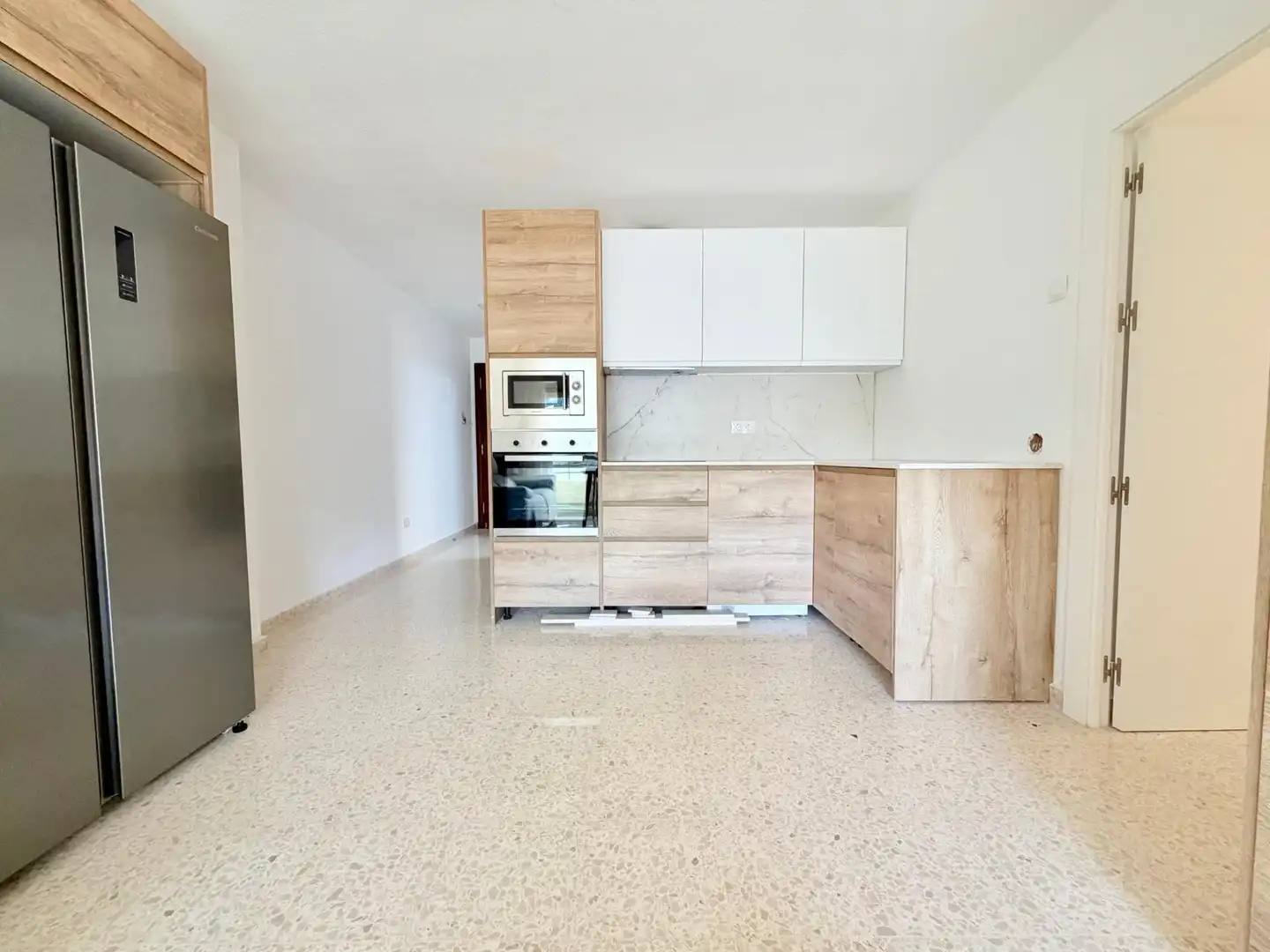 Kitchen of Flat for share in Málaga  with Terrace and Furnished
