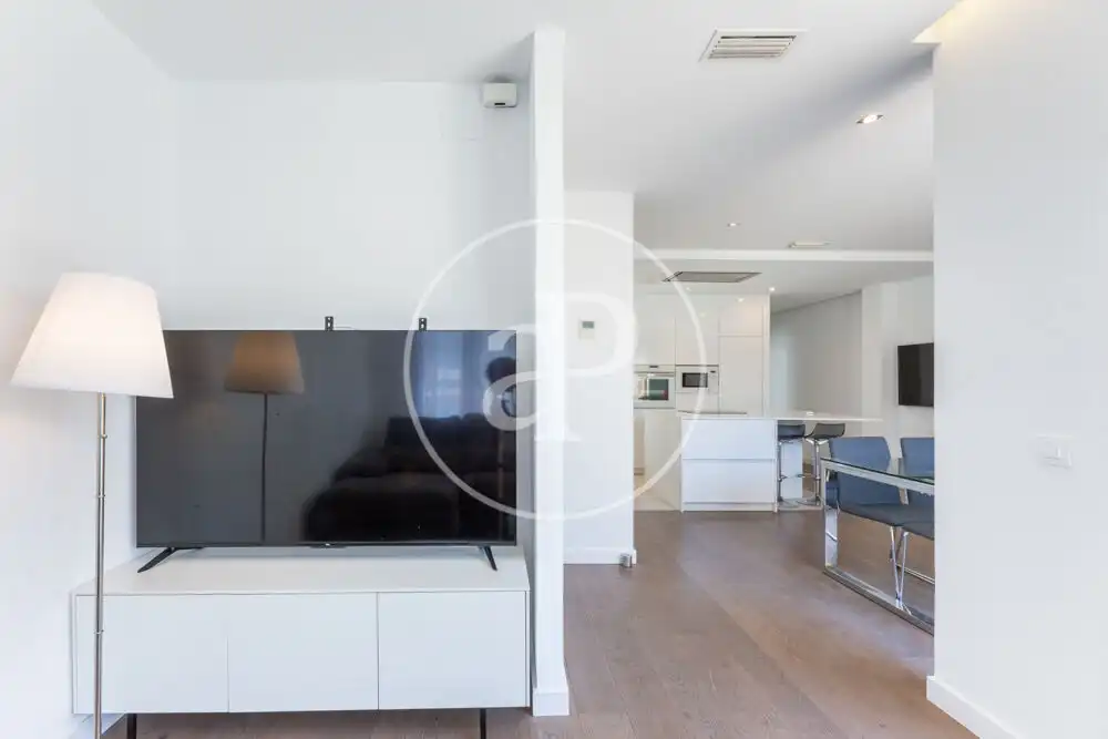 Wohnzimmer von Wohnung zur Miete in Valencia mit Klimaanlage, Terrasse und Abstellraum