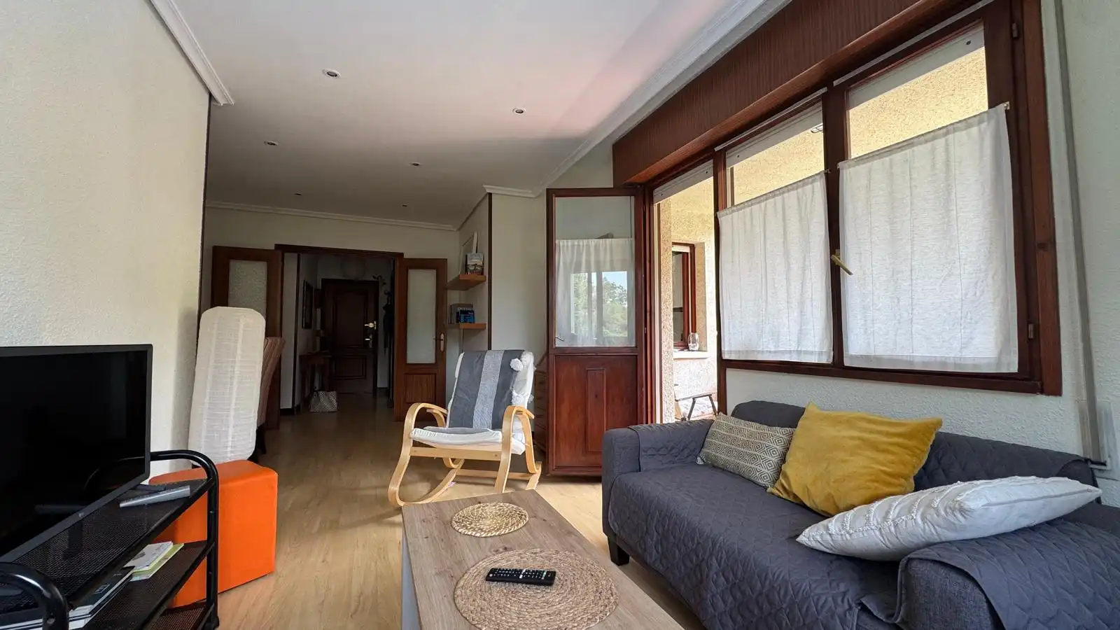 Living room of Flat for sale in Suances  with Heating, Parquet flooring and Terrace
