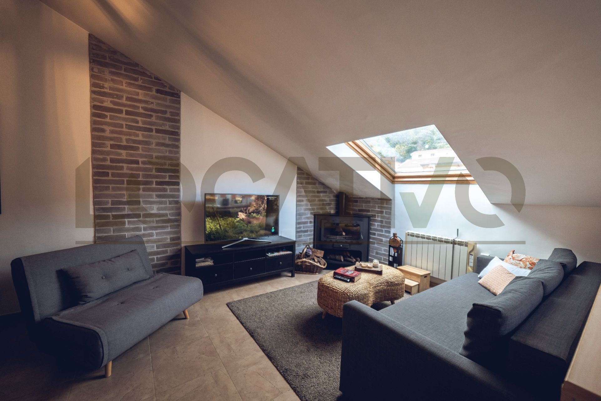 Living room of Flat for sale in Villanueva de la Vera  with Air Conditioner and Heating